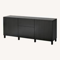IKEA Dark Brown Wood Sideboard