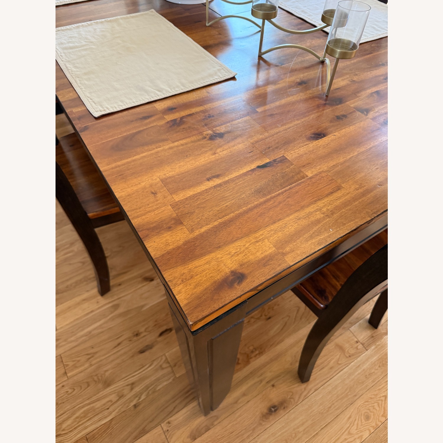 Solid Wood Dining Table and 6 Chairs - image-2