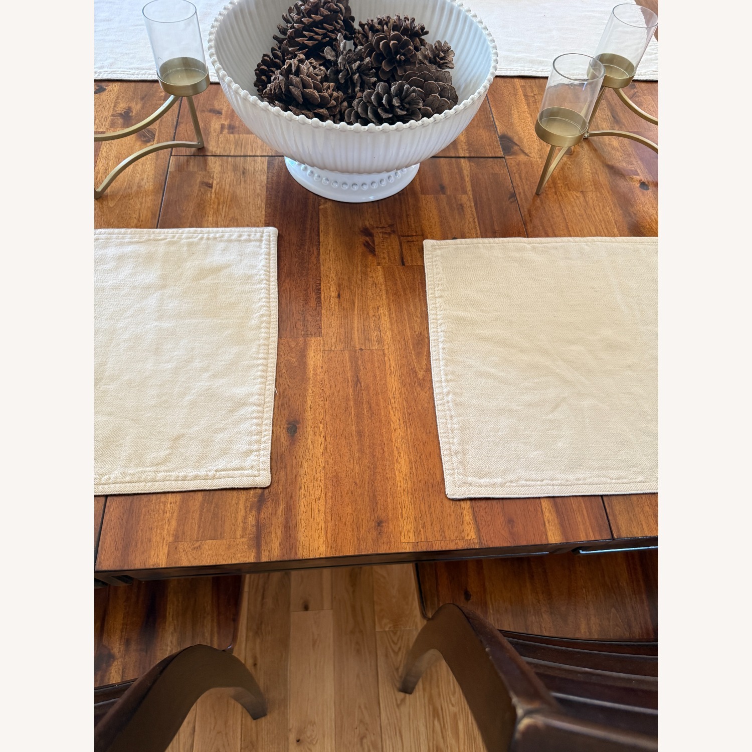 Solid Wood Dining Table and 6 Chairs - image-5