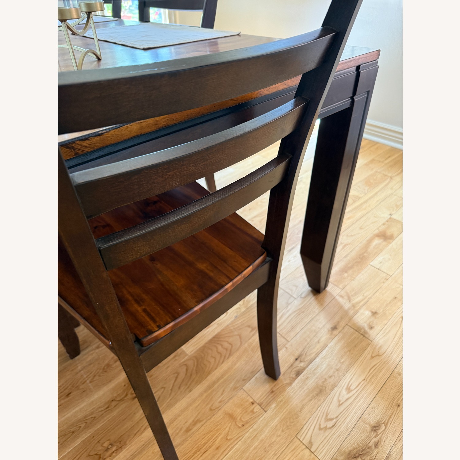 Solid Wood Dining Table and 6 Chairs - image-3