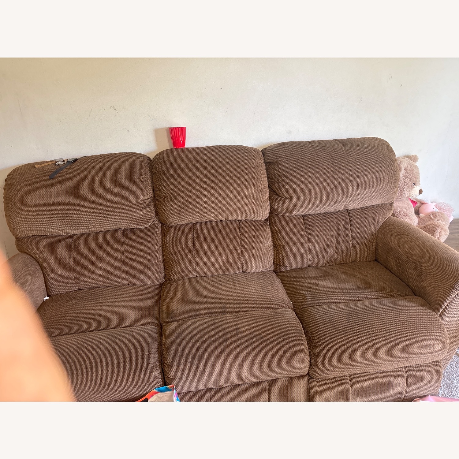 Light Brown 3+ Seater Sofa - image-1