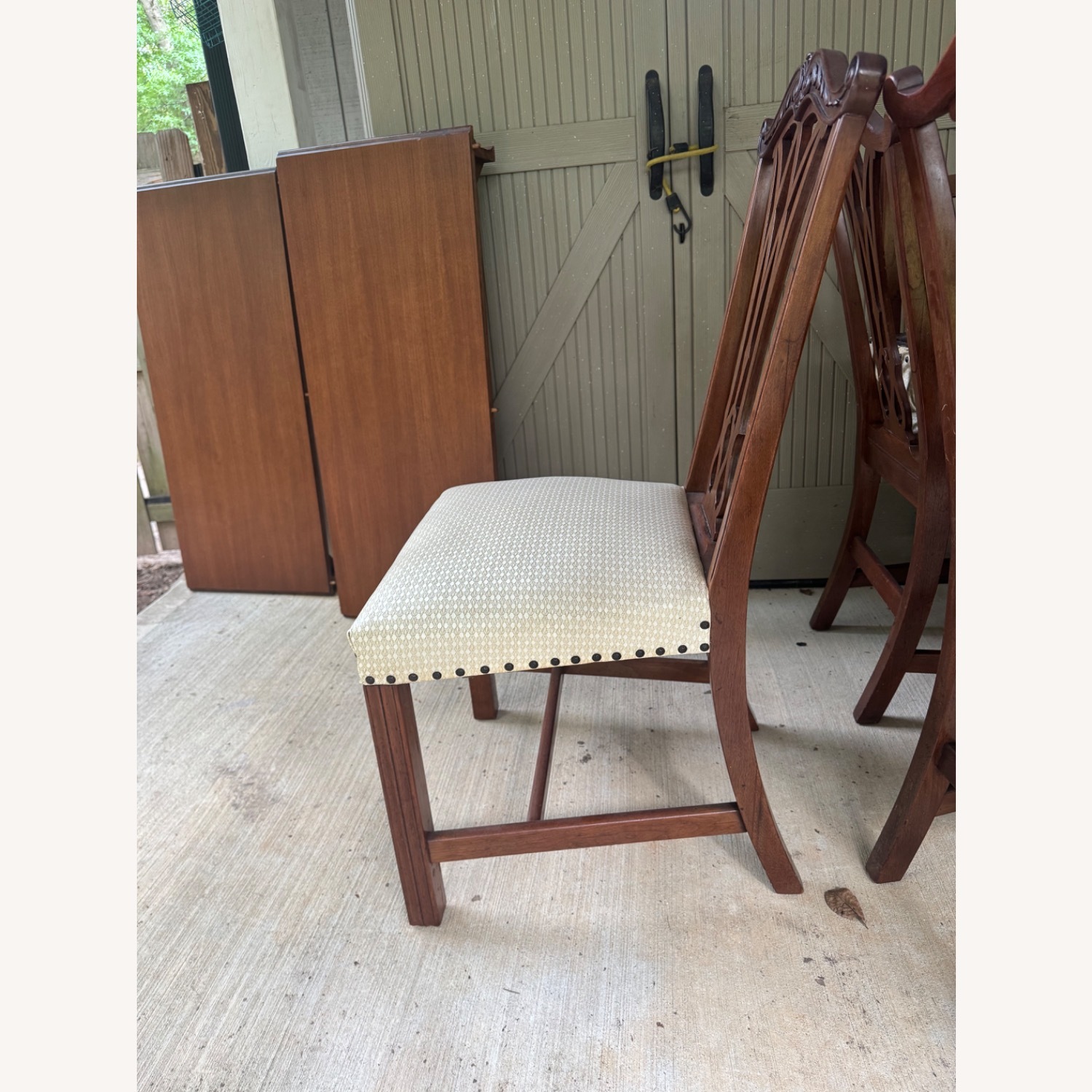 Vintage Chippendale Dining Suite - image-5