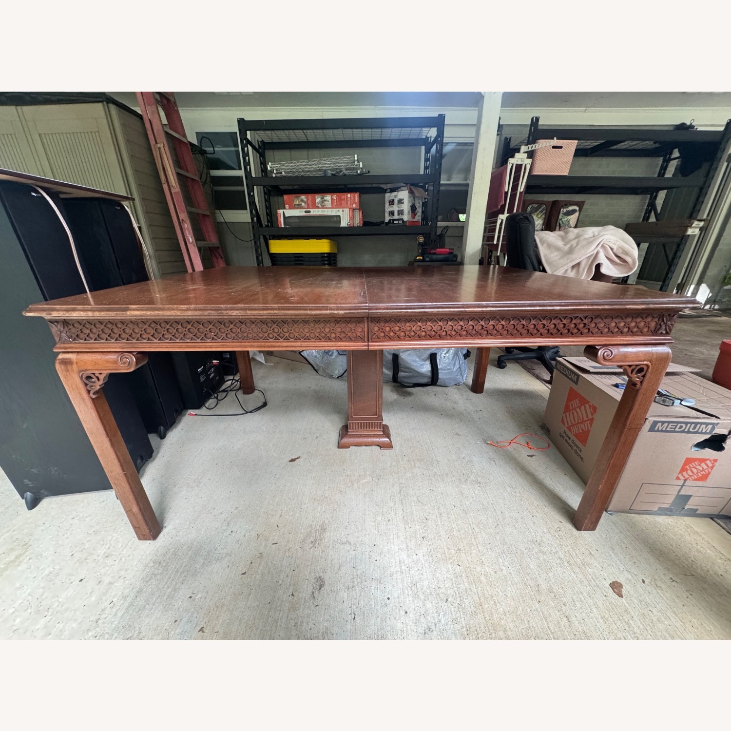 Vintage Chippendale Dining Suite - image-1