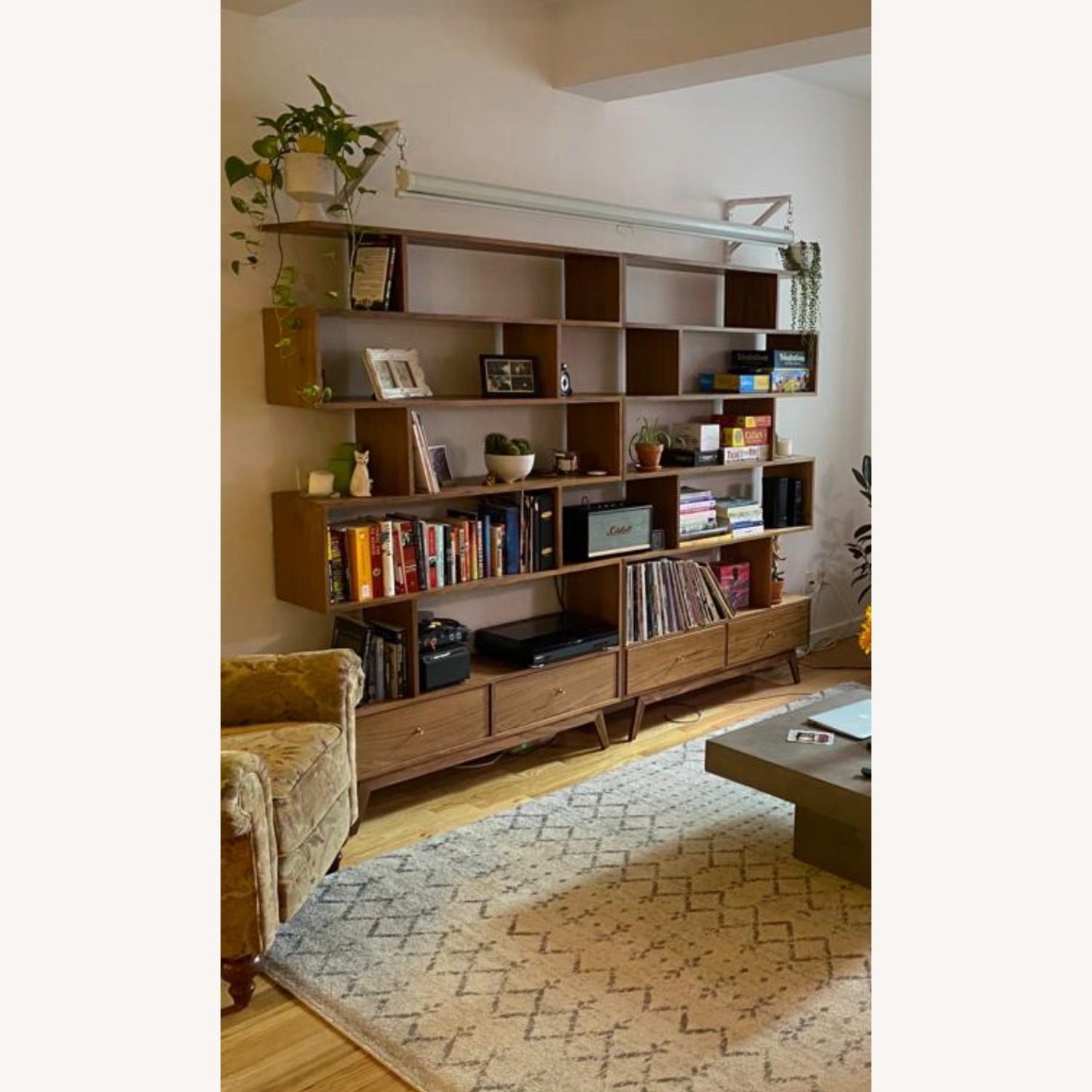 Midcentury Style "Staggered" Bookcase - image-2