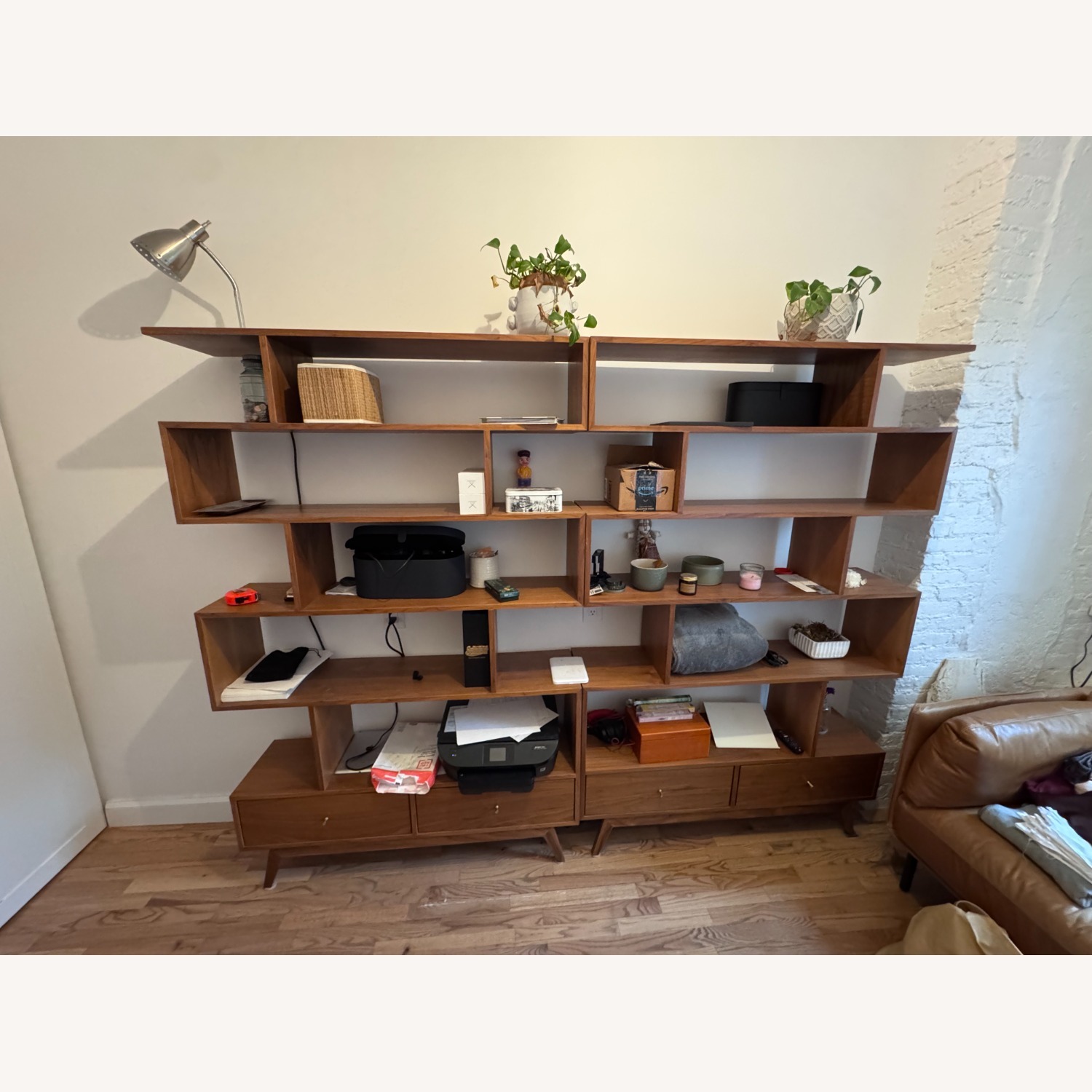 Midcentury Style "Staggered" Bookcase - image-3