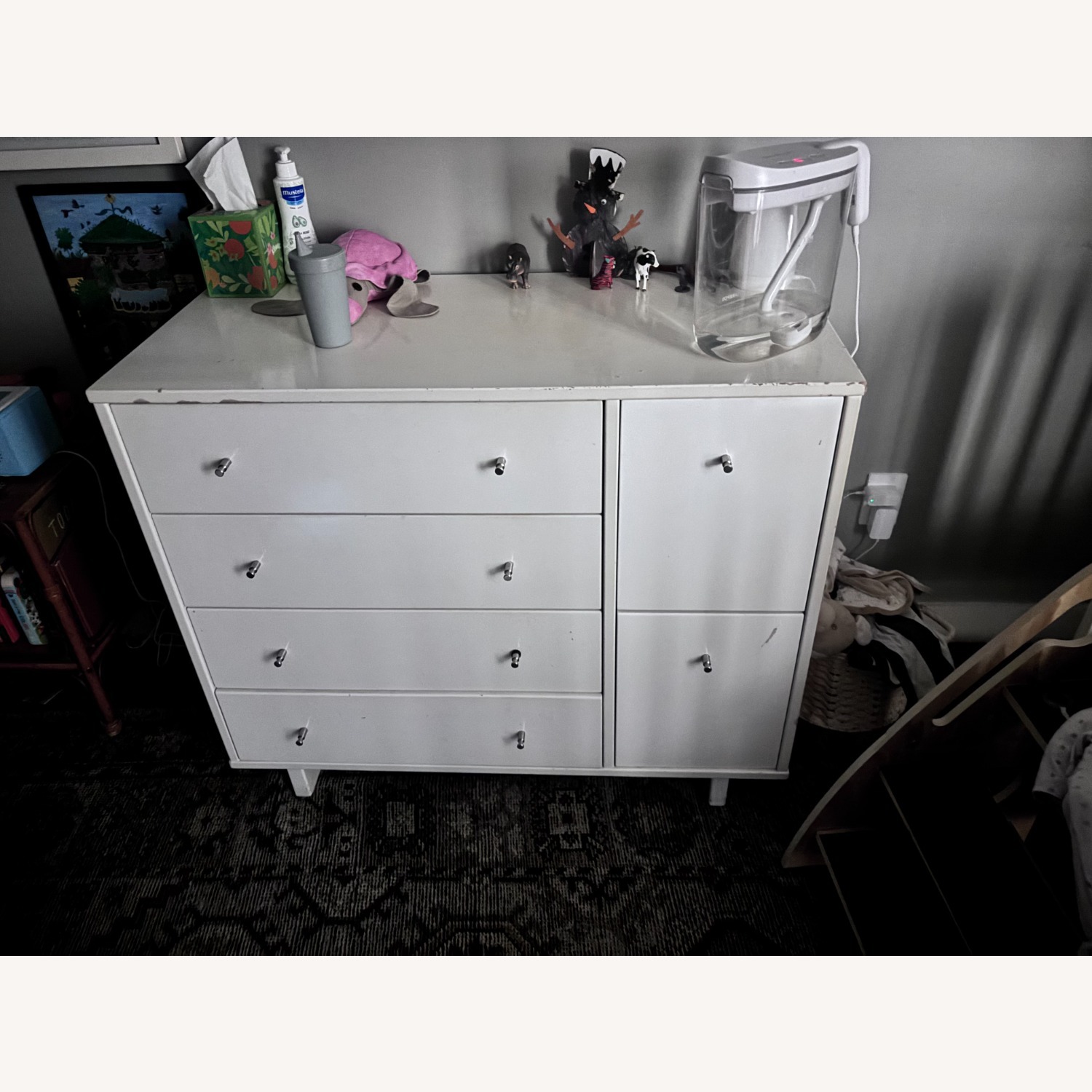 Room & Board Moda White Wood Dresser - image-1
