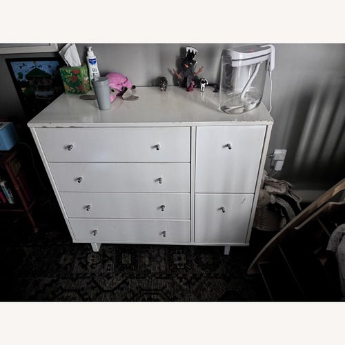 Used Room & Board Moda White Wood Dresser for sale on AptDeco