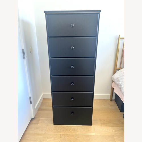 Used Amazon Black Wood Dresser for sale on AptDeco