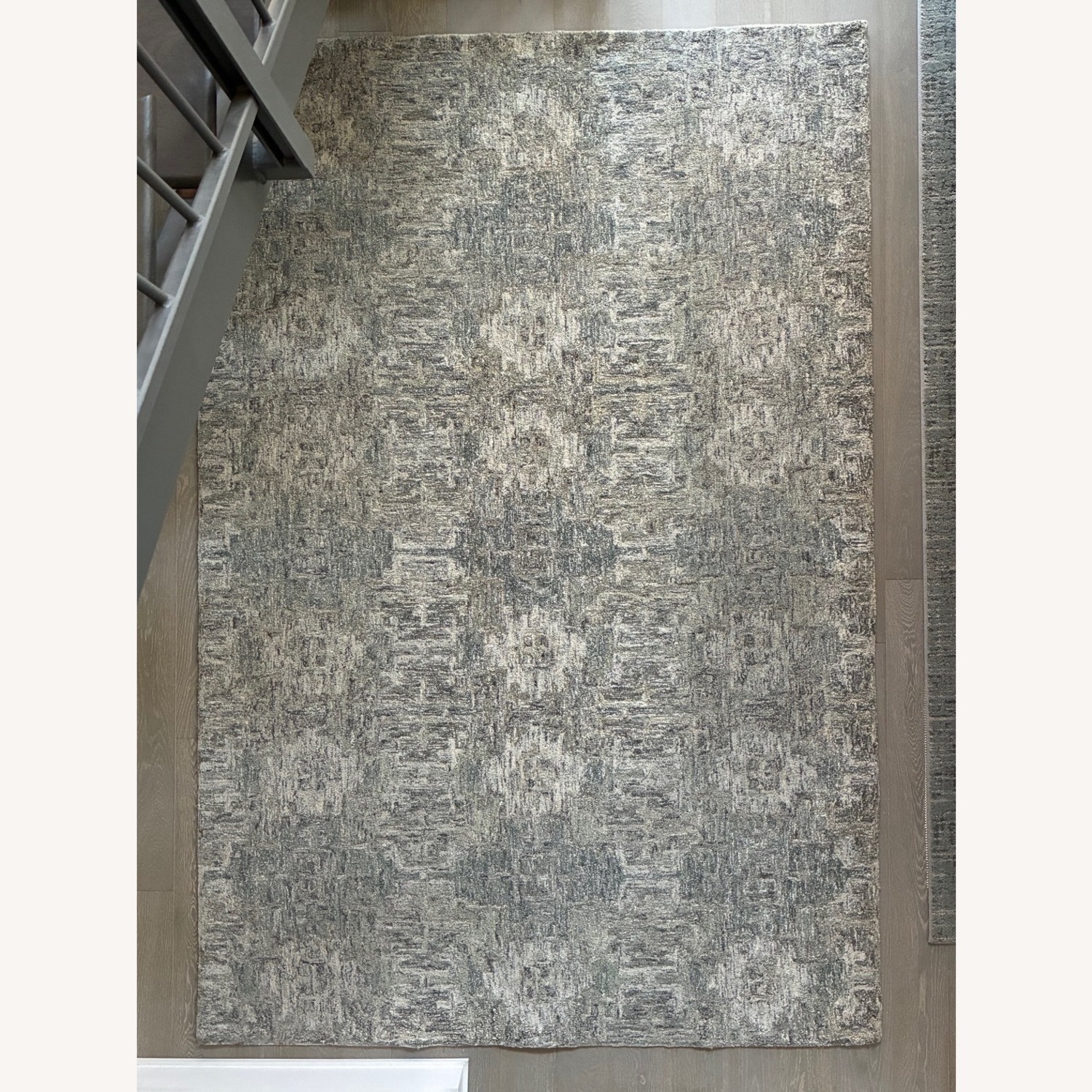 Crate & Barrel Alvarez Gray Rug 6' x 9' - image-3