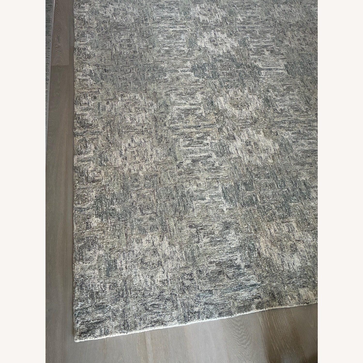 Crate & Barrel Alvarez Gray Rug 6' x 9' - image-2
