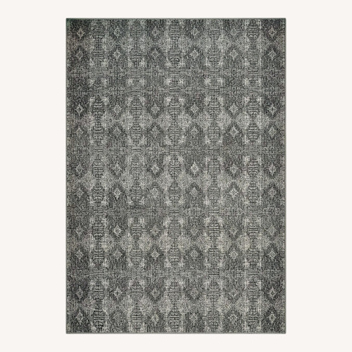 Used Crate & Barrel Alvarez Gray Rug 6' x 9' for sale on AptDeco