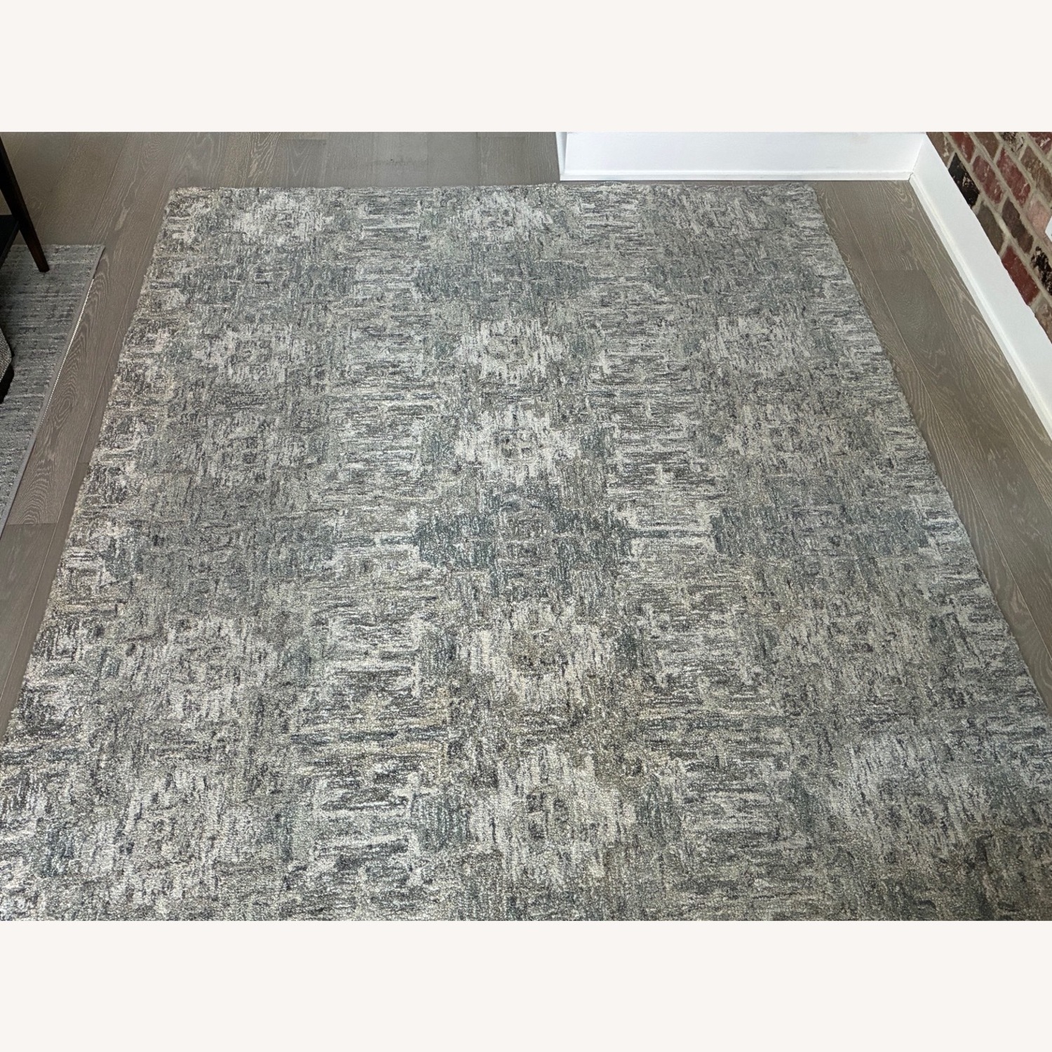 Crate & Barrel Alvarez Gray Rug 6' x 9' - image-1