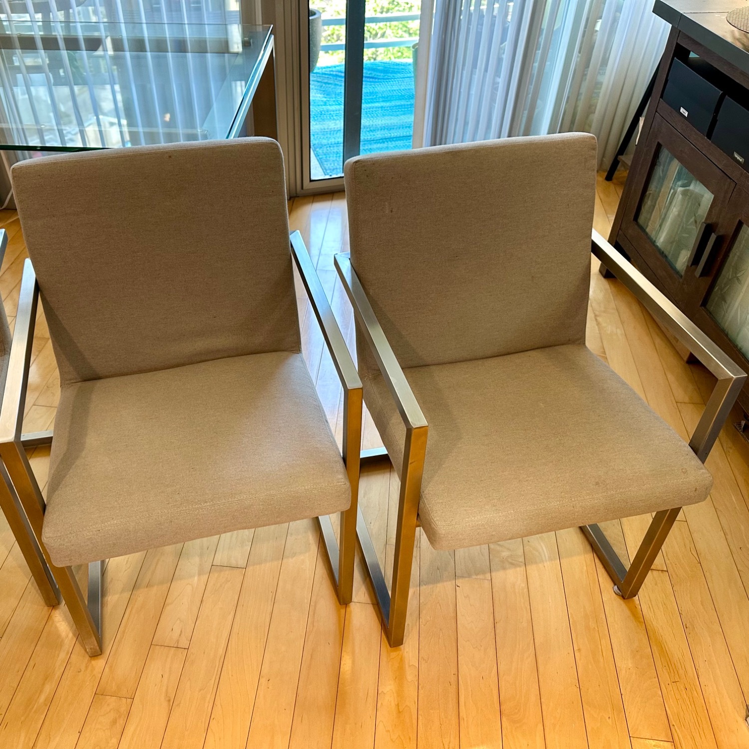 Room & Board Lira Arm Chair Natural Dining Chairs - image-2