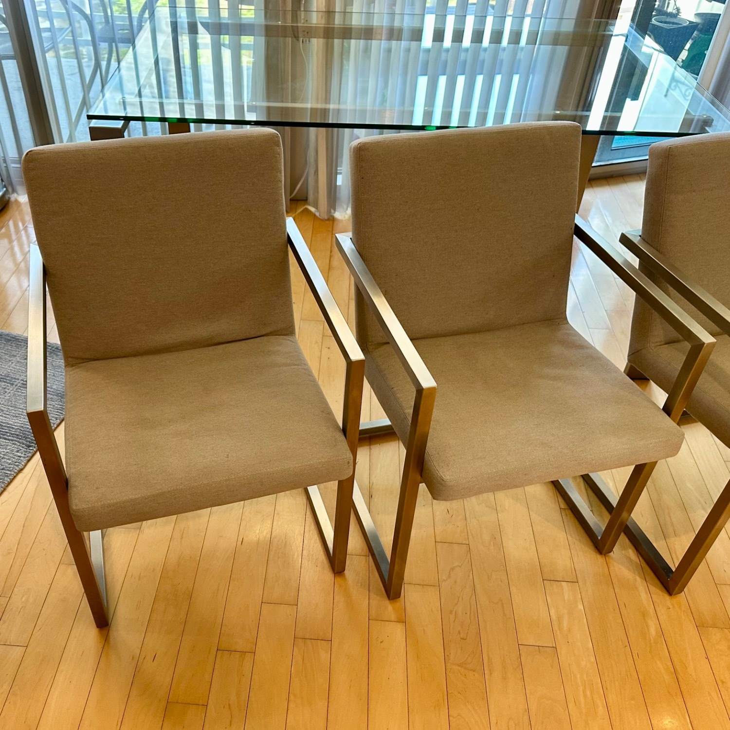 Room & Board Lira Arm Chair Natural Dining Chairs - image-3