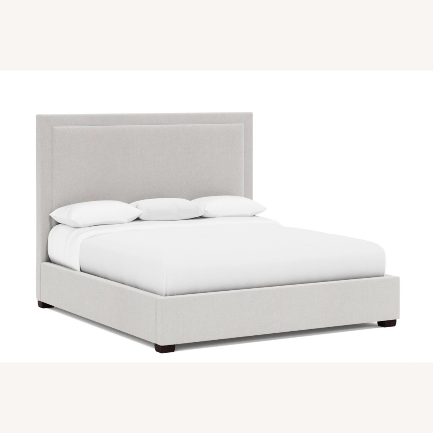 Bernhardt Furniture Dark Brown Fabric Queen Bed - image-3