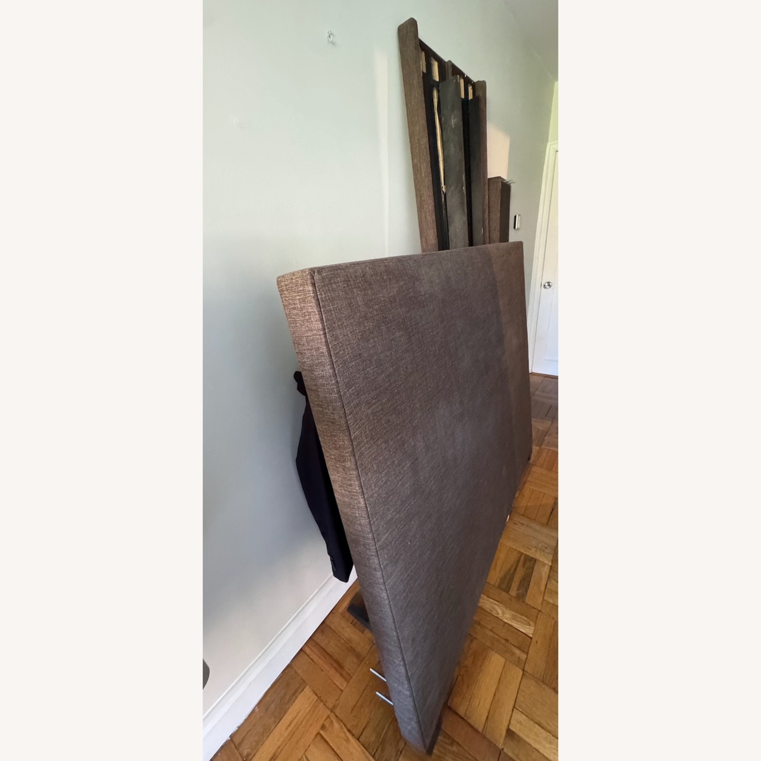Bernhardt Furniture Dark Brown Fabric Queen Bed - image-14