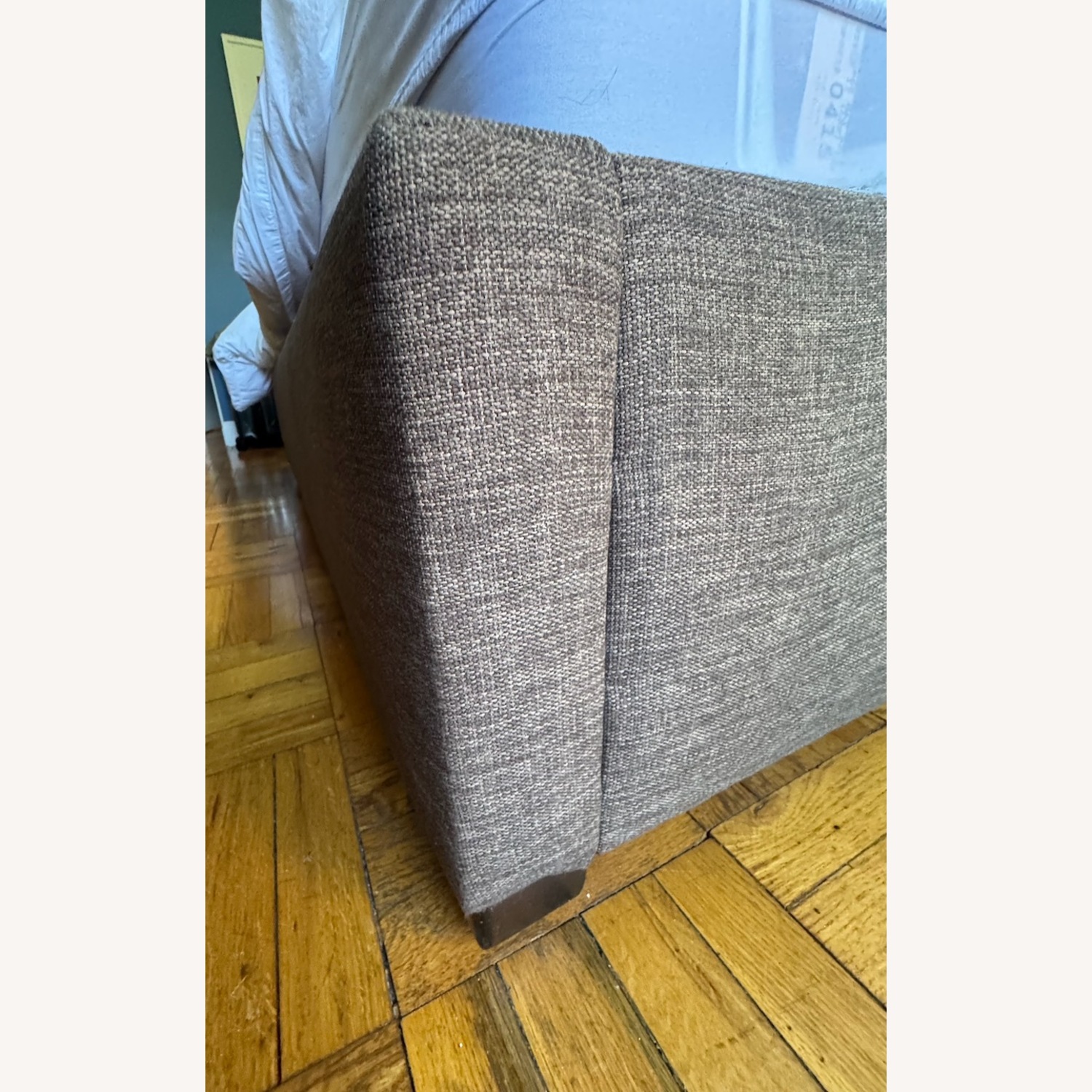 Bernhardt Furniture Dark Brown Fabric Queen Bed - image-10
