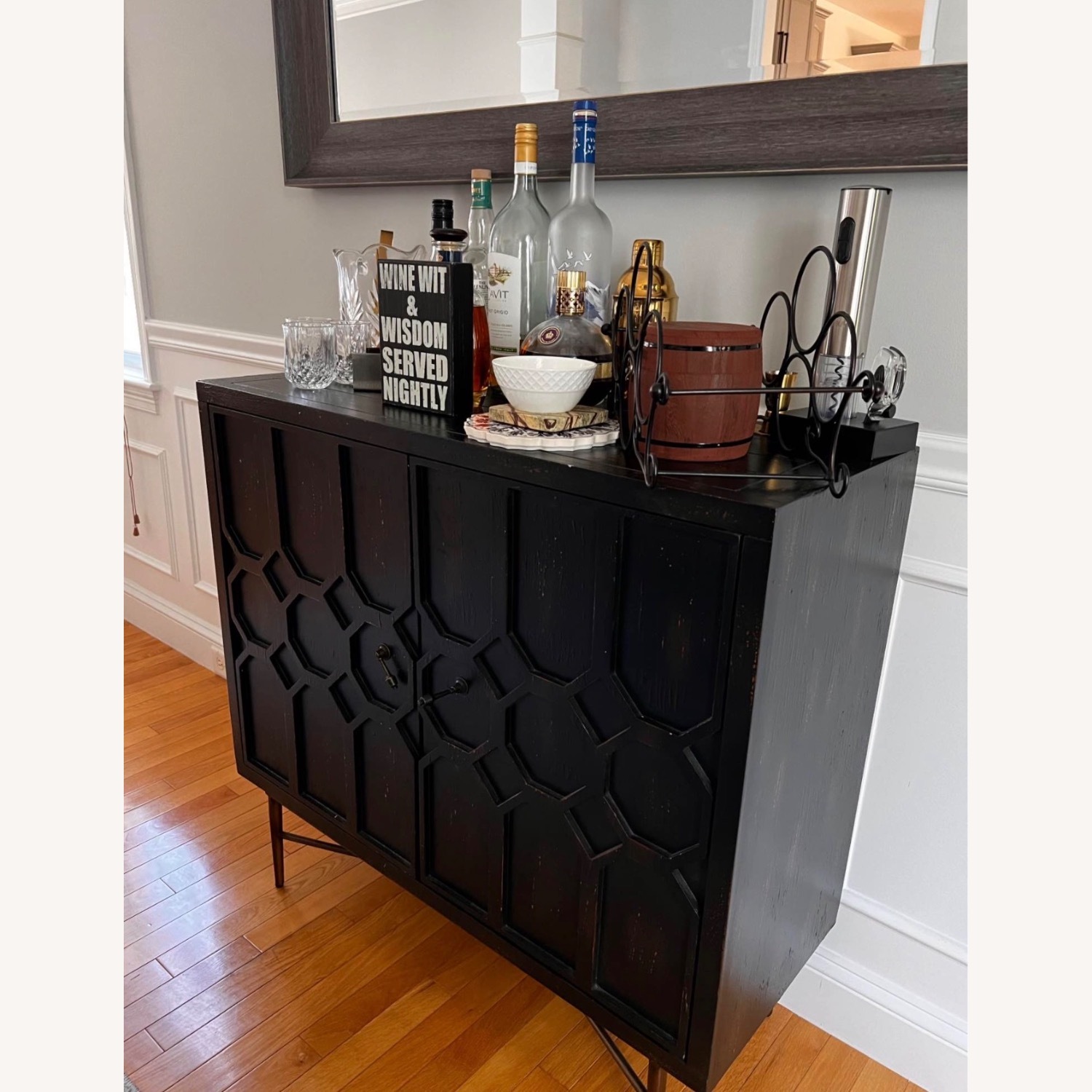 Overstock Black Accents Table - image-1