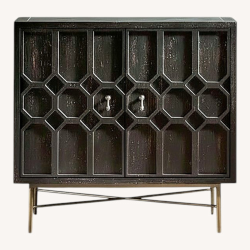Used Overstock Black Accents Table for sale on AptDeco