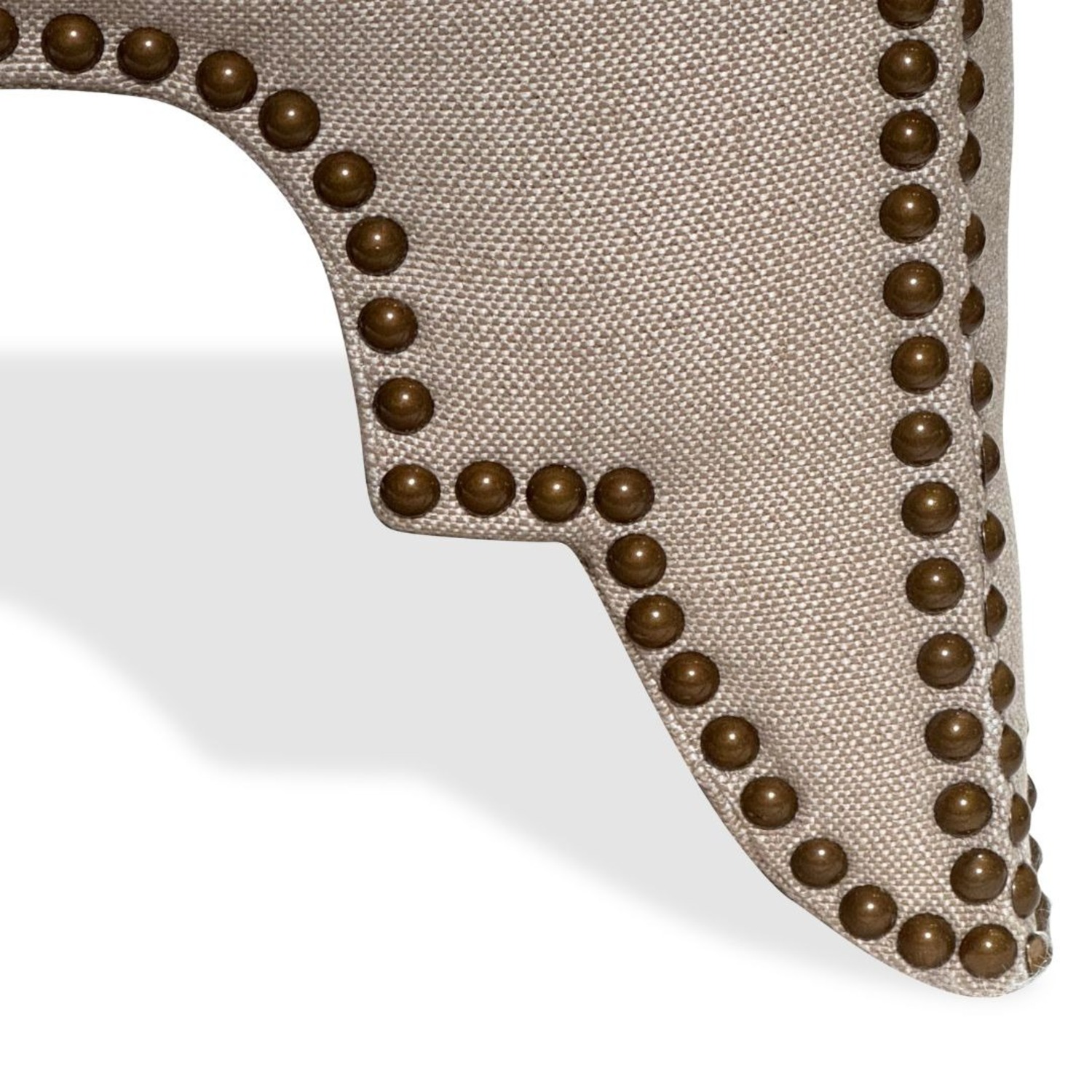 Pair of Transitional Stools Nailheads and Storage - image-2