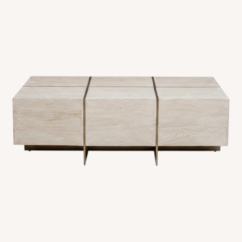 Used Value City Furniture White Coffee Table for sale on AptDeco
