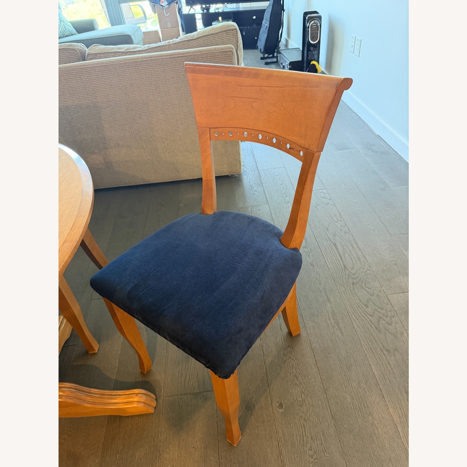Canadel Light Brown Wood Dining Table & 6 Chairs - image-6