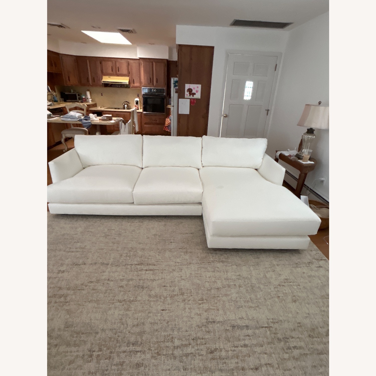 West Elm Sectional with Chaise - image-1