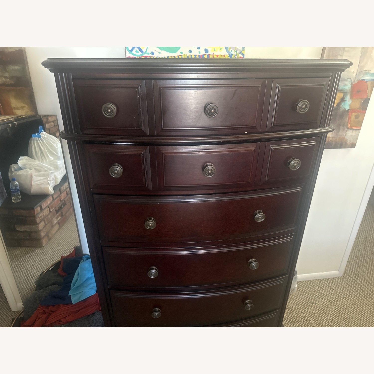 Raymour & Flanigan Dark Brown Chest - image-2