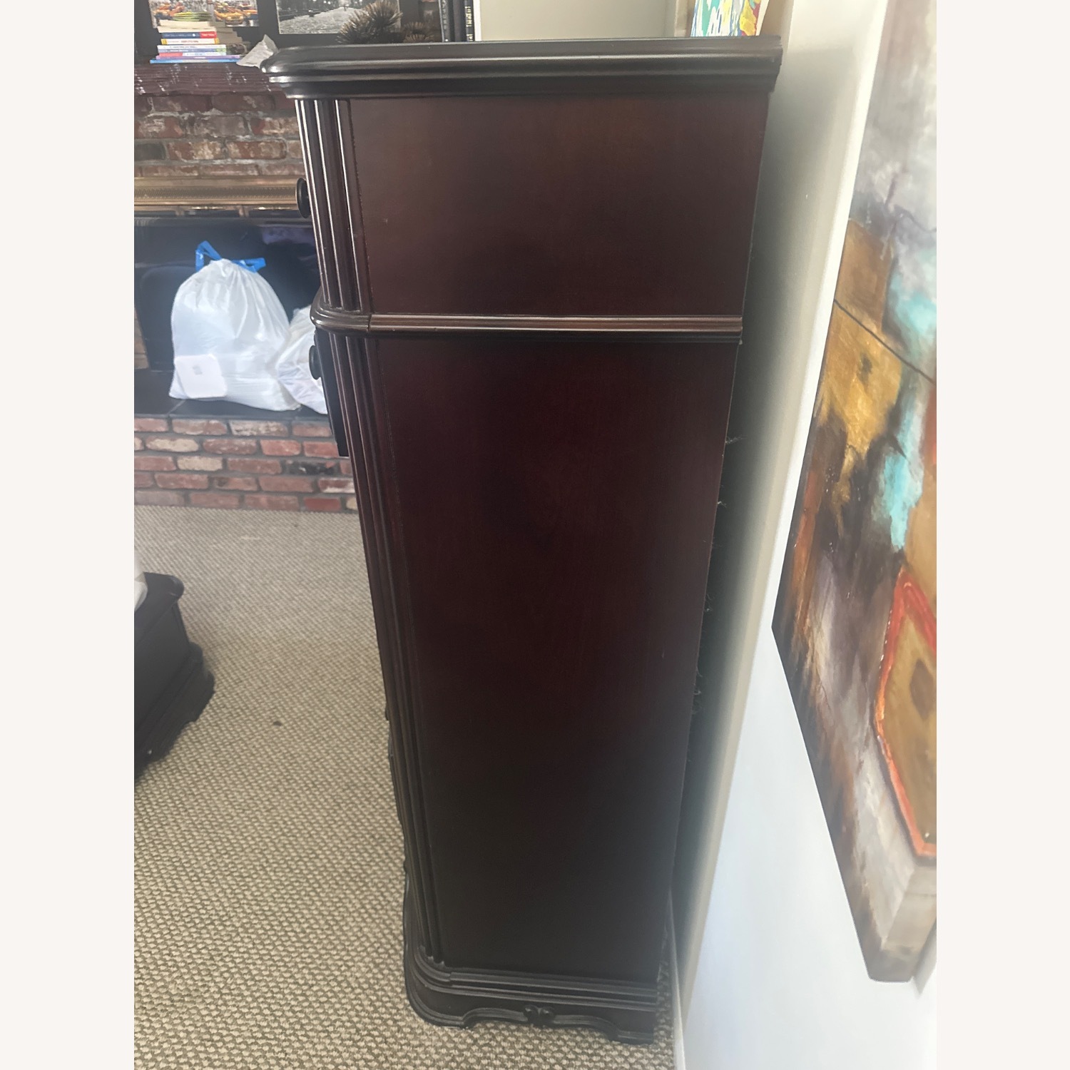 Raymour & Flanigan Dark Brown Chest - image-3