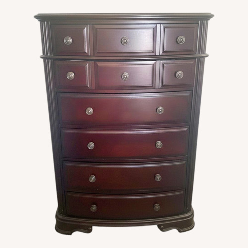 Used Raymour & Flanigan Dark Brown Chest for sale on AptDeco