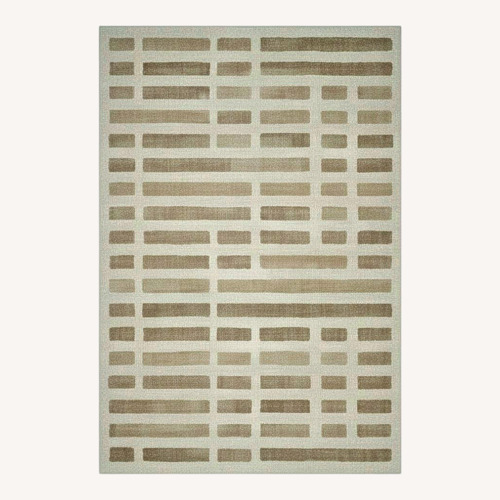 Used Laine Ivory & Natural Flatwoven Rug for sale on AptDeco