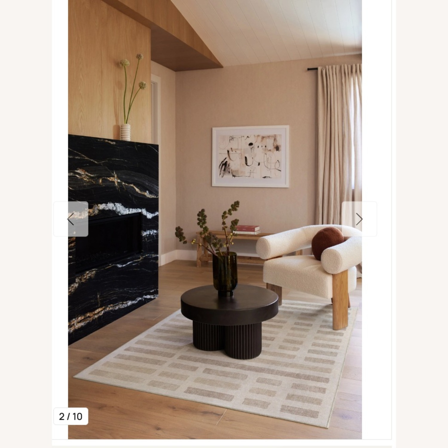 Laine Ivory & Natural Flatwoven Rug - image-2
