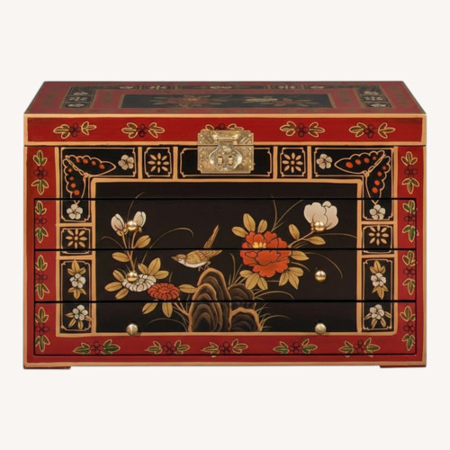 Used China Furniture & Arts Jewelry Box with Lock for sale on AptDeco