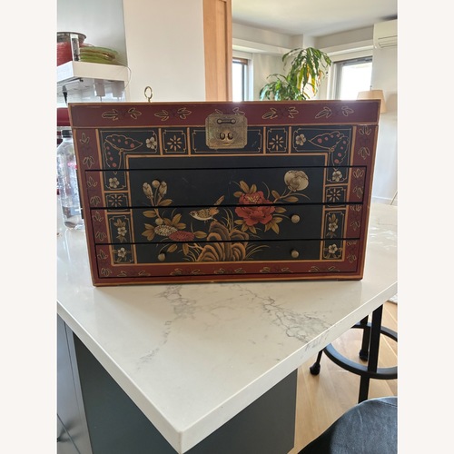 Used China Furniture & Arts Jewelry Box with Lock for sale on AptDeco