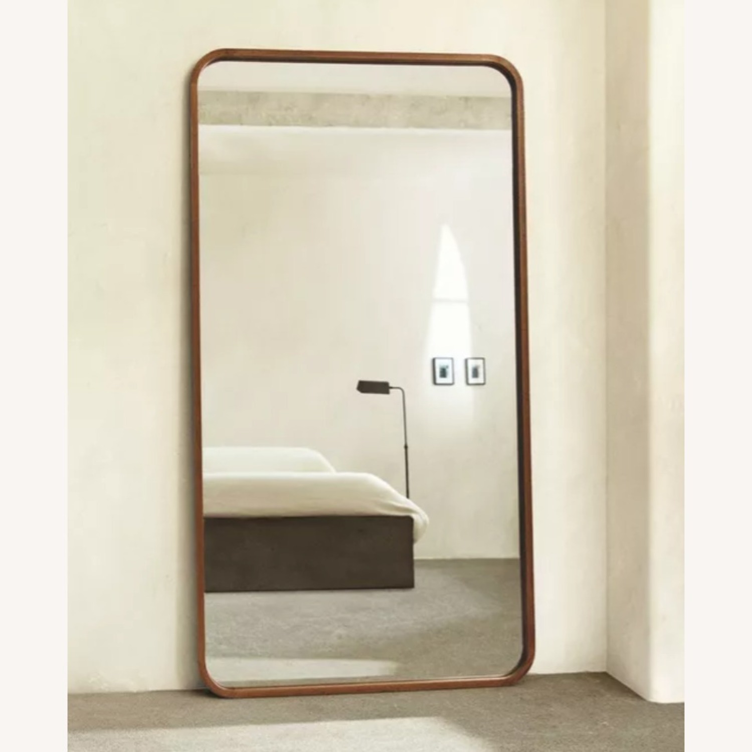 Large Rounded Border Full Length Mirror - image-1