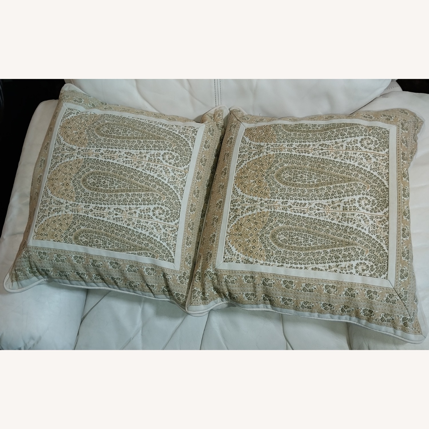 Set of 2 Pottery Barn Pillows  - image-1