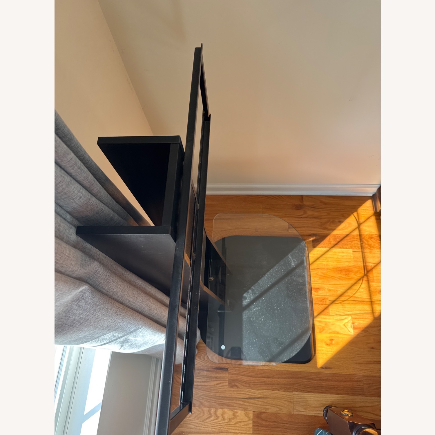 Black Wood Wall Unit - image-4