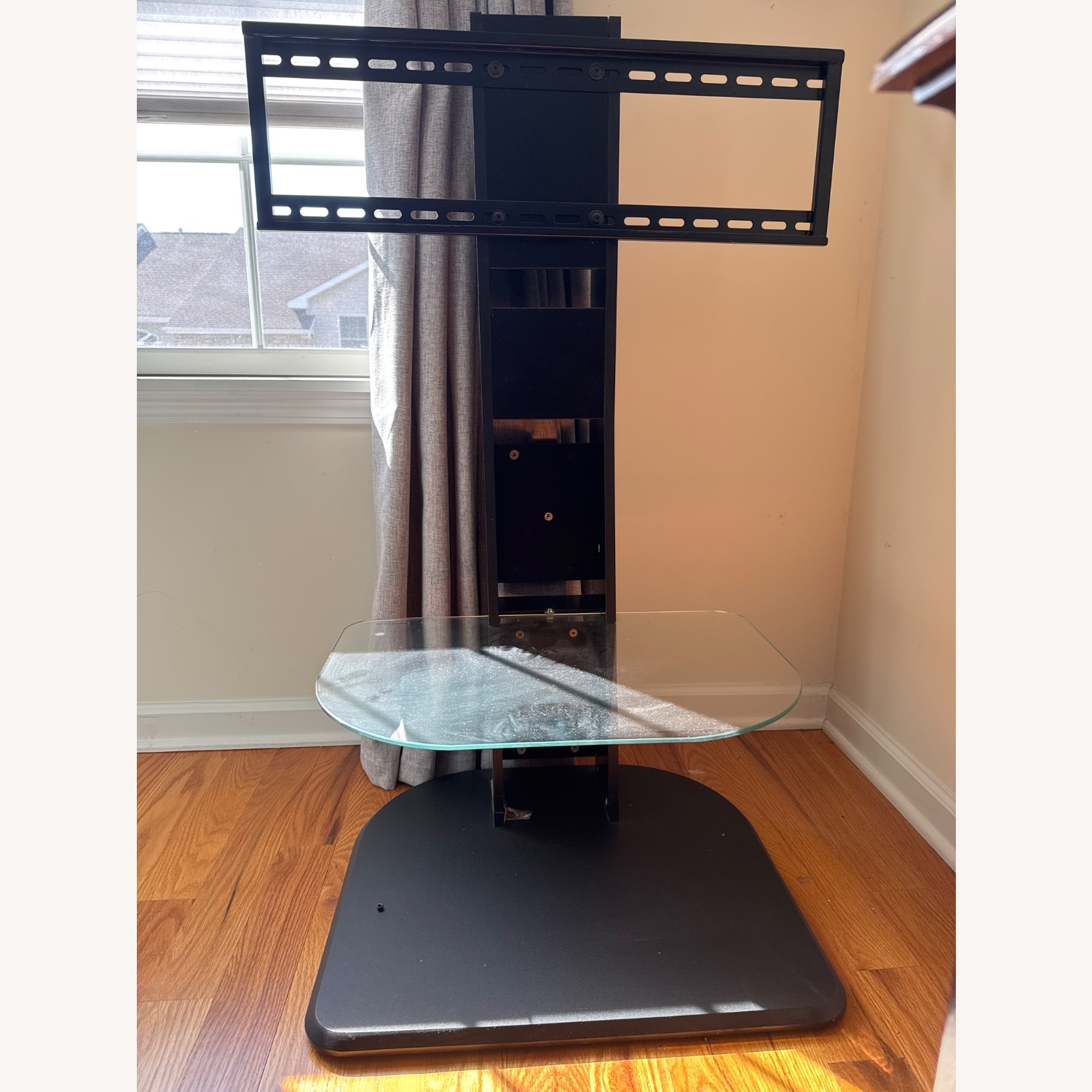 Black Wood Wall Unit - image-1