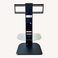 Black Wood Wall Unit