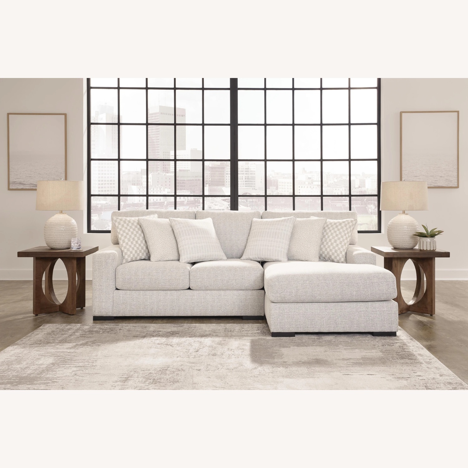 Ashley Furniture 2-Piece Sofa Chaise  - image-4