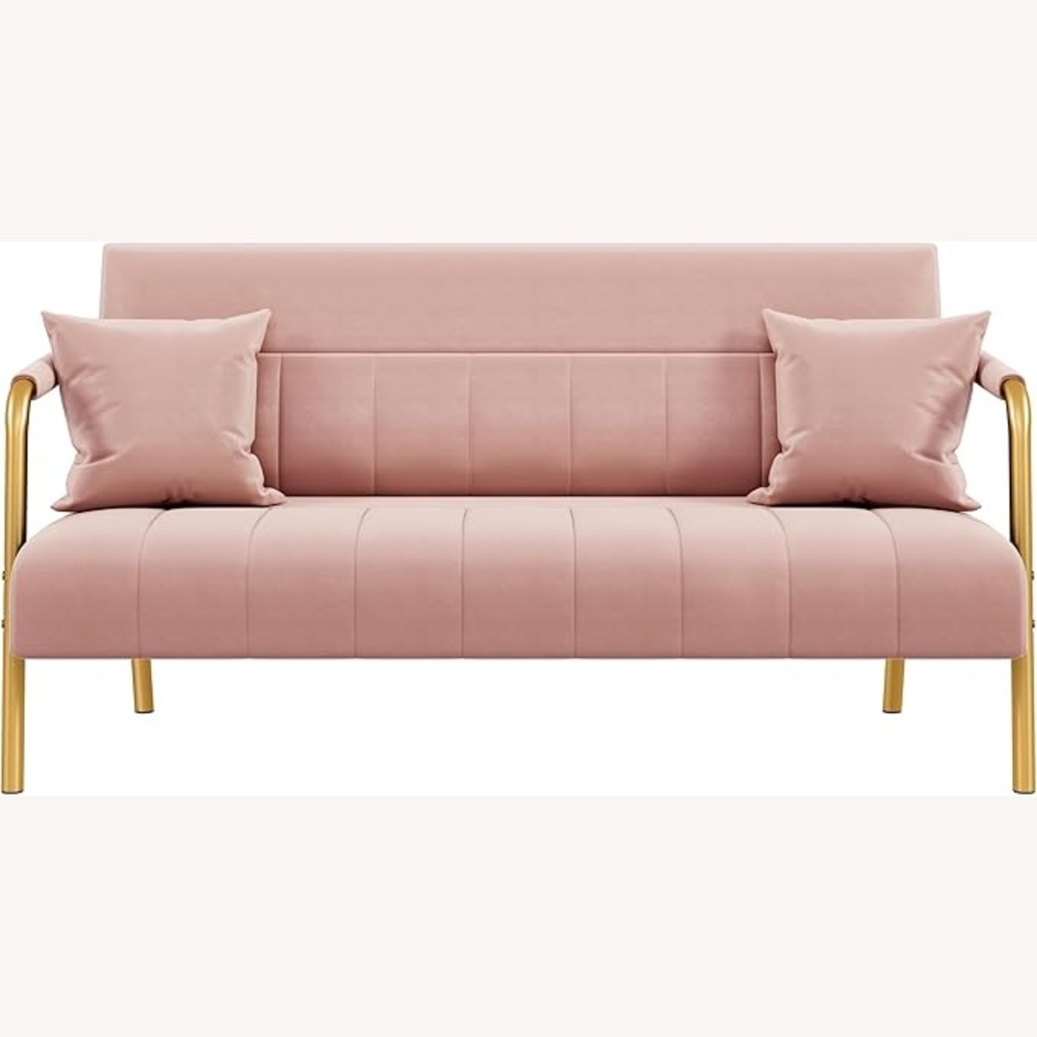 Amazon Yaheetech Pink Loveseat - image-4