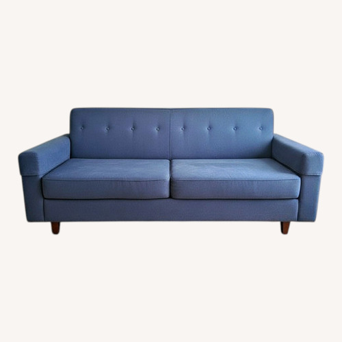 Used Blue Fabric 2 Seater Sofa for sale on AptDeco