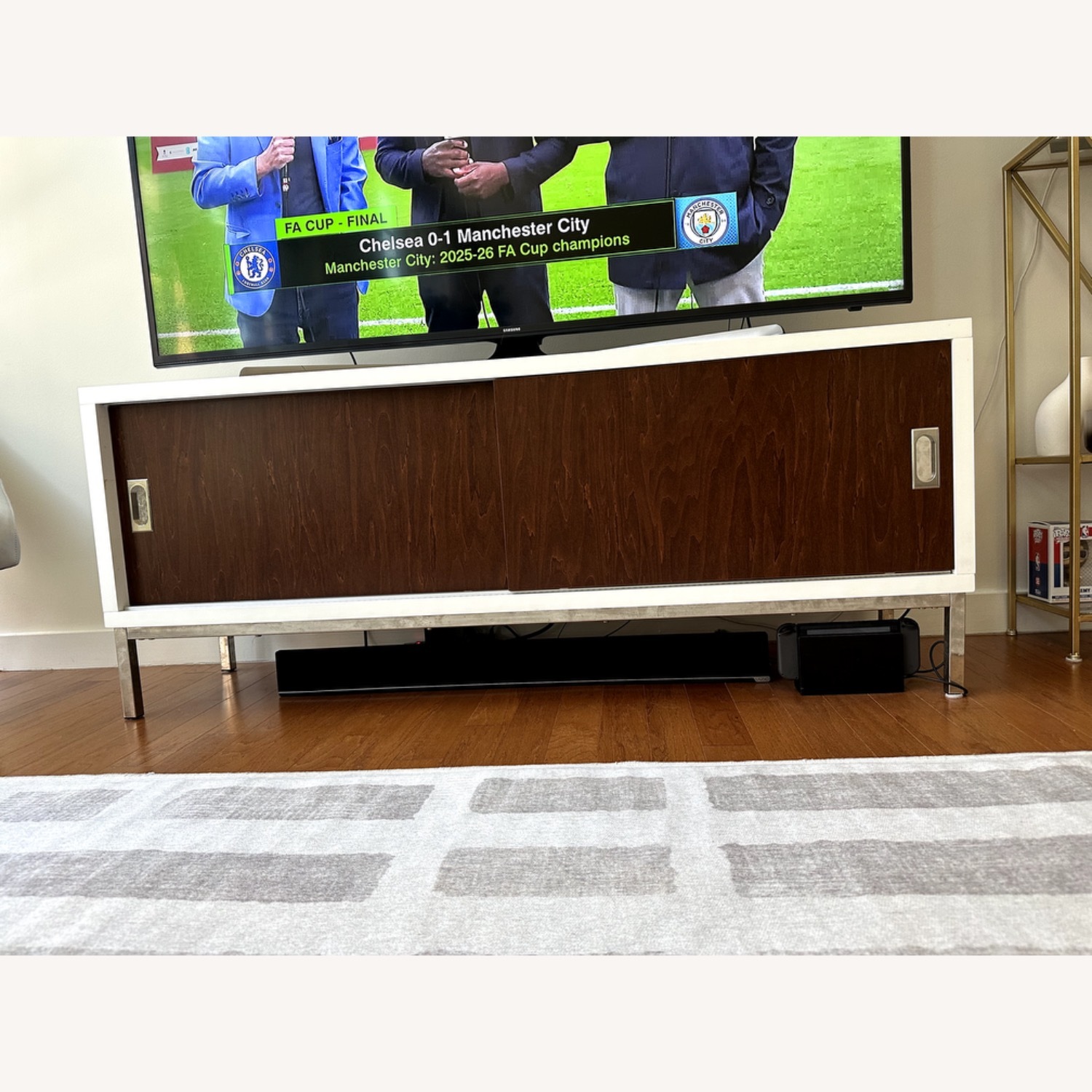 White Wood Media Storage - image-2