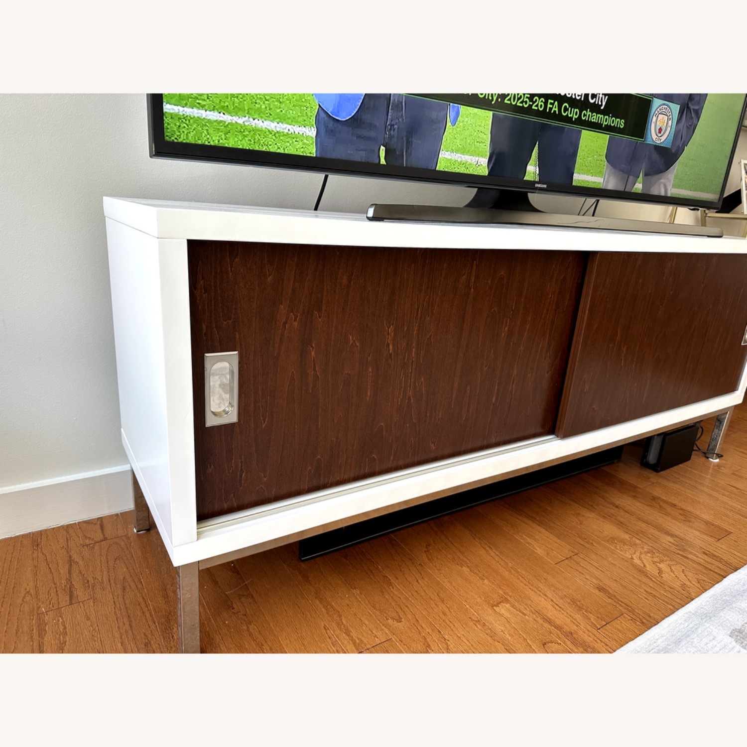 White Wood Media Storage - image-3
