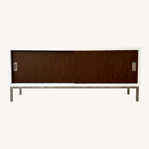Used White Wood Media Storage for sale on AptDeco