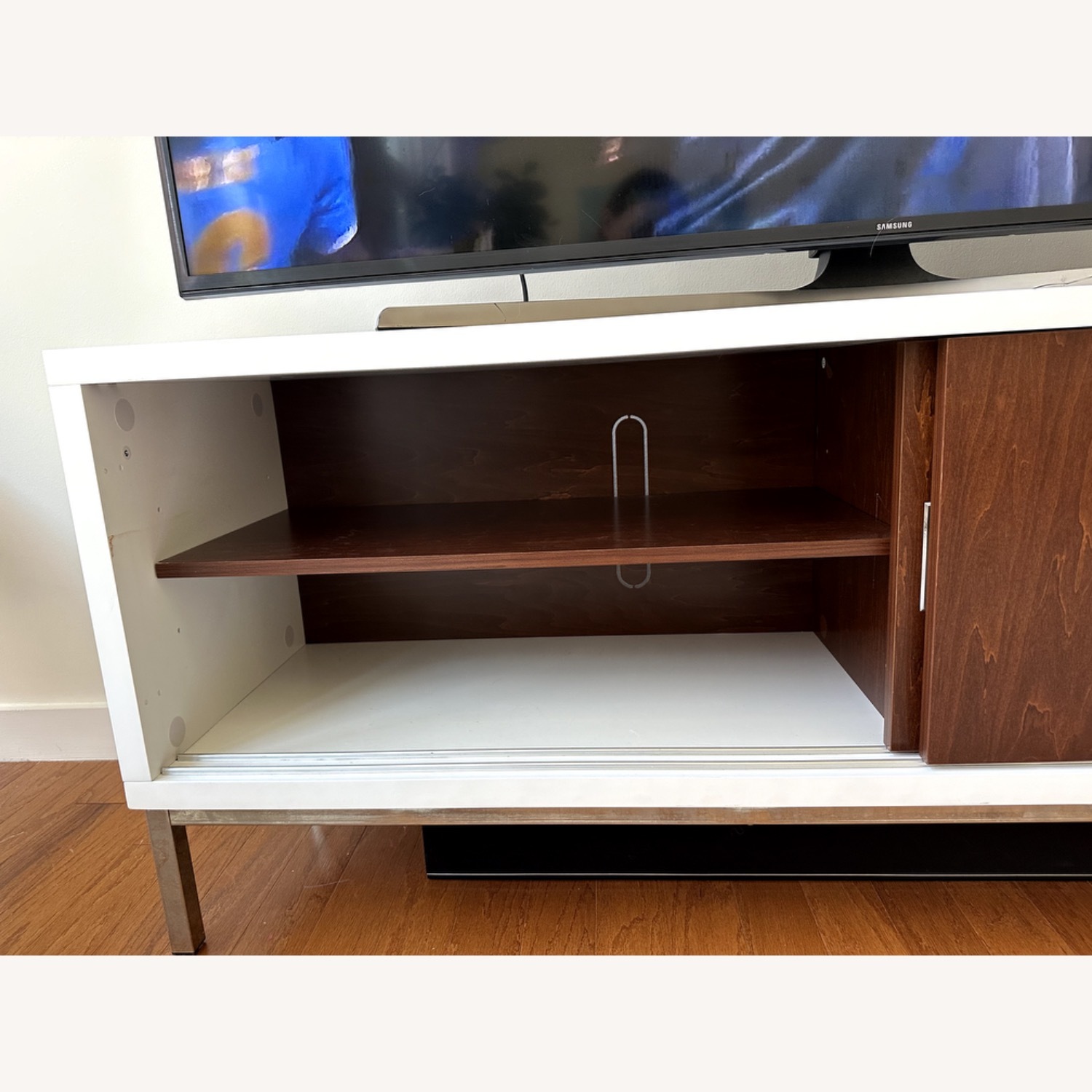 White Wood Media Storage - image-5