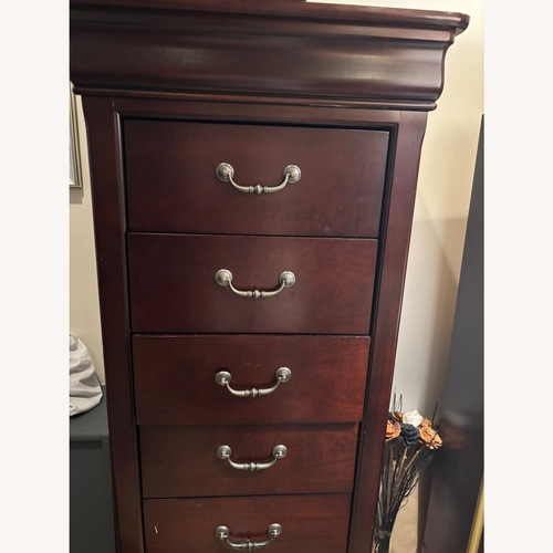 Used Dark Brown Wood Dresser for sale on AptDeco