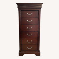 Dark Brown Wood Dresser