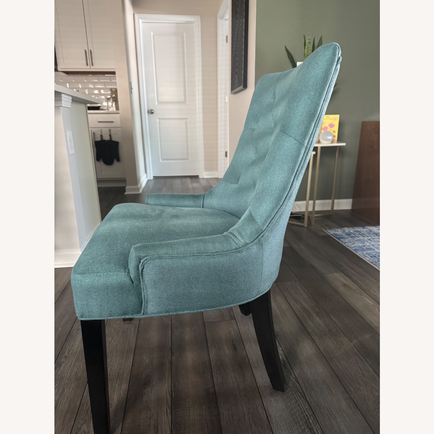 Birch Lane Grandview Blue Fabric Dining Chairs - image-3