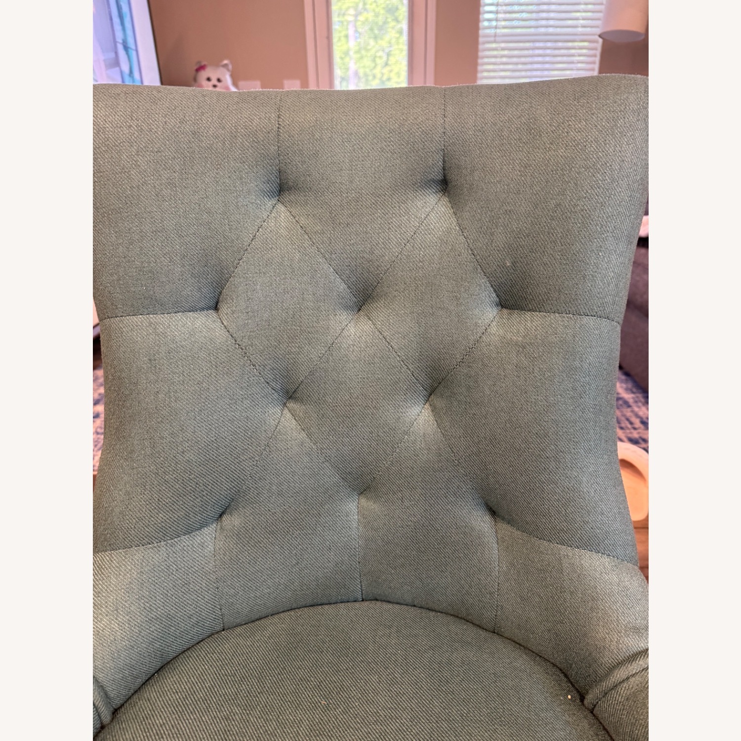 Birch Lane Grandview Blue Fabric Dining Chairs - image-5
